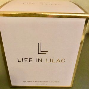 New in box Life in Lilac Take Me Away Handpoured 12 oz Candle